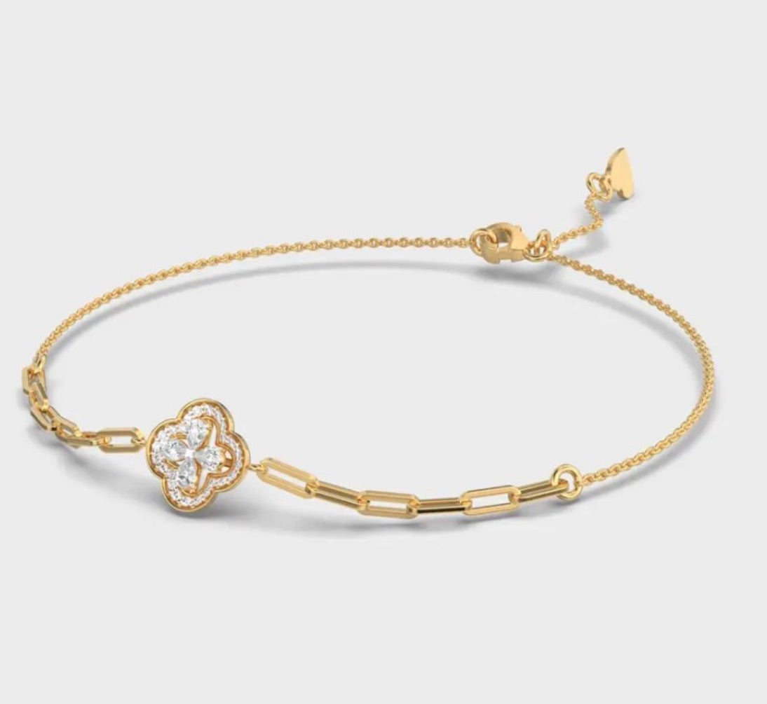 Élan Pear & Round Bracelet