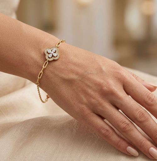 Élan Pear & Round Bracelet